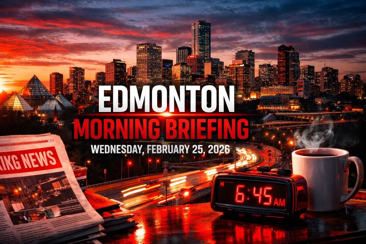 Edmonton Morning Briefing: Wednesday, February 25, 2026