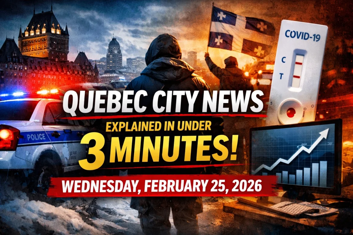 Quebec City News Explained in Under 3 Minutes: Wednesday, February 25, 2026