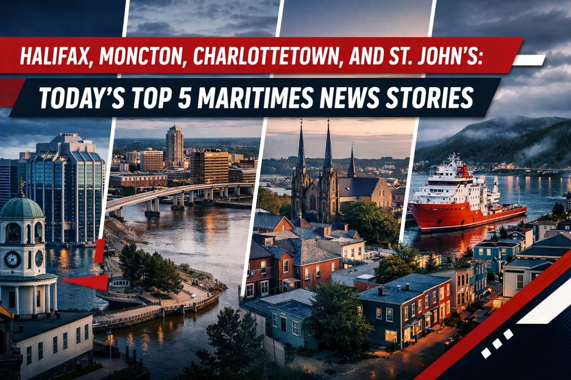 Halifax, Moncton, Charlottetown, and St. John’s: Today’s Top 5 Maritimes News Stories