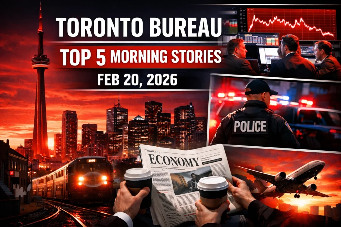 Toronto Bureau: Top 5 Morning Stories – Feb 20, 2026