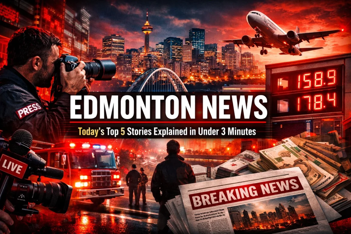 Edmonton News: Today’s Top 5 Stories Explained in Under 3 Minutes